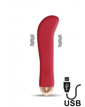 Vibratore Ragon in Silicone 11,5 x 3 cm Ricaricabile con USB Rosso