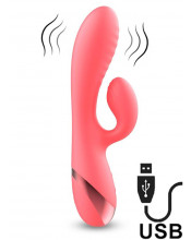 Vibratore Rabbit Lea USB Ricaricabile Rosa 10 x 3,5 cm