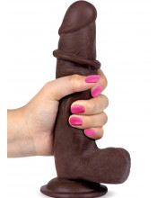 Fallo Ultra Realistico Slidy in Dual Density con Pelle Scorrevole 20 x 4,2 cm. Africano