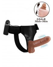 StrapOn per Donna con Imbracatura e Dildo con Vibrazione 16 x 4 cm
