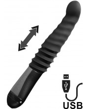 Vibratore con Penetrazione a Spinta 25,4 x 3,8 cm. Ricaricabile USB