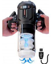Masturbatore Automatico Zyon Advance con Spinta e Rotazione Ricaricabile USB