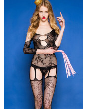 Bodystocking Sensuale "ALICIA" Taglia Unica Elasticizzata (36-48)