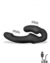 Fallo Indossabile Vibrante Senza Lacci Herrules con Telecomando Ricaricabile USB