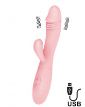 Vibratore Rabbit Snappy Ricaricabile con USB 19 x 3 cm