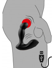 Stimolatore Prostata Perineo Anal Wave Con Telecomando 11 x 4 cm. Nero