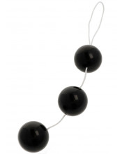 3 Sfere per Stimolazione Anale o Vaginale Diametro 3,8 cm. Nere