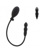 Plug Anale Gonfiabile 8-9,5 cm x 2,5-5,5 cm Silicone Nero