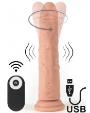 Vibratore Rotante Realistico R7 con Controllo Remoto 19 x 4 cm