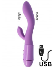 Vibratore Rabbit N.74 con Stimolazione Punto G 16 x 3,5 cm Ricaricabile USB