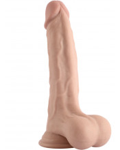 Dildo Realistico con Pelle Scorrevole Dual Density 22 x 4,6 cm.