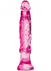 Dildo Anal Starter Semi-Trasparente Rosa 16 x 3 cm 
