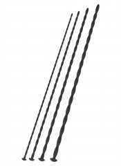 Set 4 Dilatatori Uretra in Silicone 30 x 3, 4, 5, e 6 mm