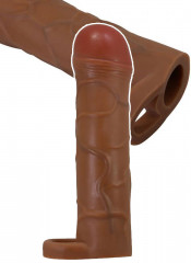 Guaina Fallica con Aggancio per Testicoli (+2,5 cm Lungh.) e (+35% Circonf.)