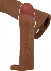 Guaina Fallica con Aggancio per Testicoli (+ 5 cm Lunghezza) e (+ 35% Circ.)
