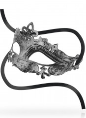 Maschera Sexy in Stile Veneziano Argento