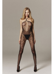 Bodystocking Sensuale "RILEY" Taglia Unica Elasticizzata (36-48) Nero
