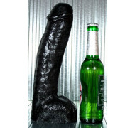 Omaggio ALL BLACK Fallo GIGANTE Realistico 29 x 6,5 cm.