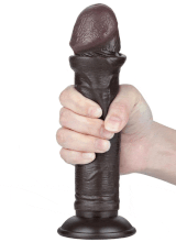 Dildo Realistico Doppio Strato con Pelle Scorrevole Nolan 20 x 3,8 cm Africano