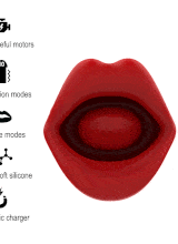 Lecca e Mordicchia con Vibrazione in Silicone Ricaricabile con USB