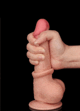 Dildo Ultra Realistico con Pelle Scorrevole Dual Density 16 x 3,6 cm Ezekiel